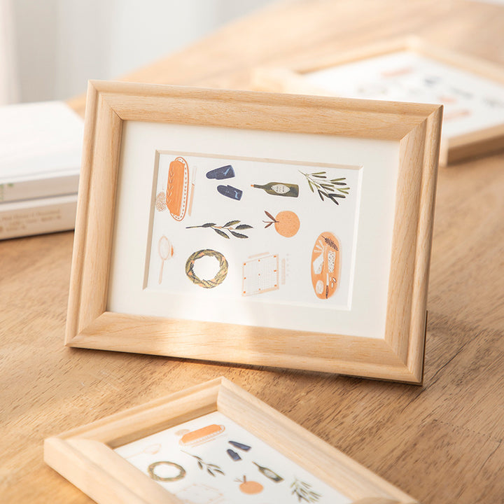 Decorative Framed Botanical Art Print for Home