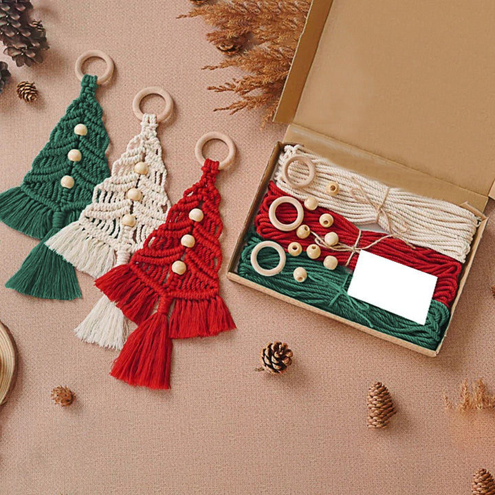 Macrame Christmas Tree Ornament Kit