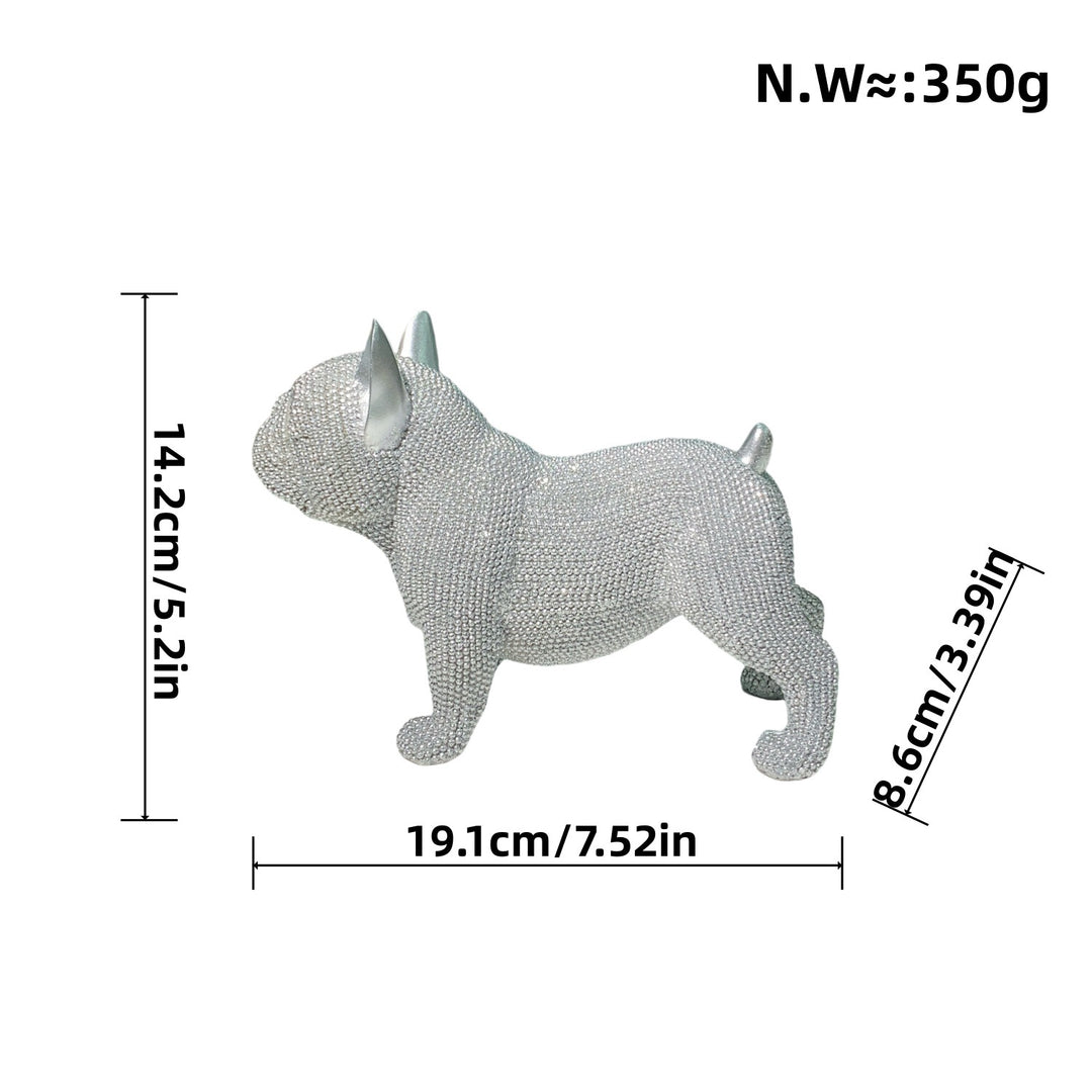 decorative French Bulldog sculpture