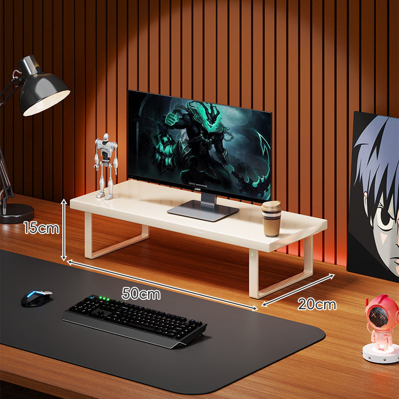 Solid Wood Monitor Riser Shelf