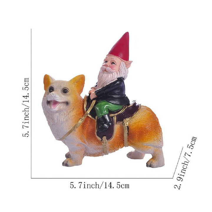 Playful Garden Gnome Figurine
