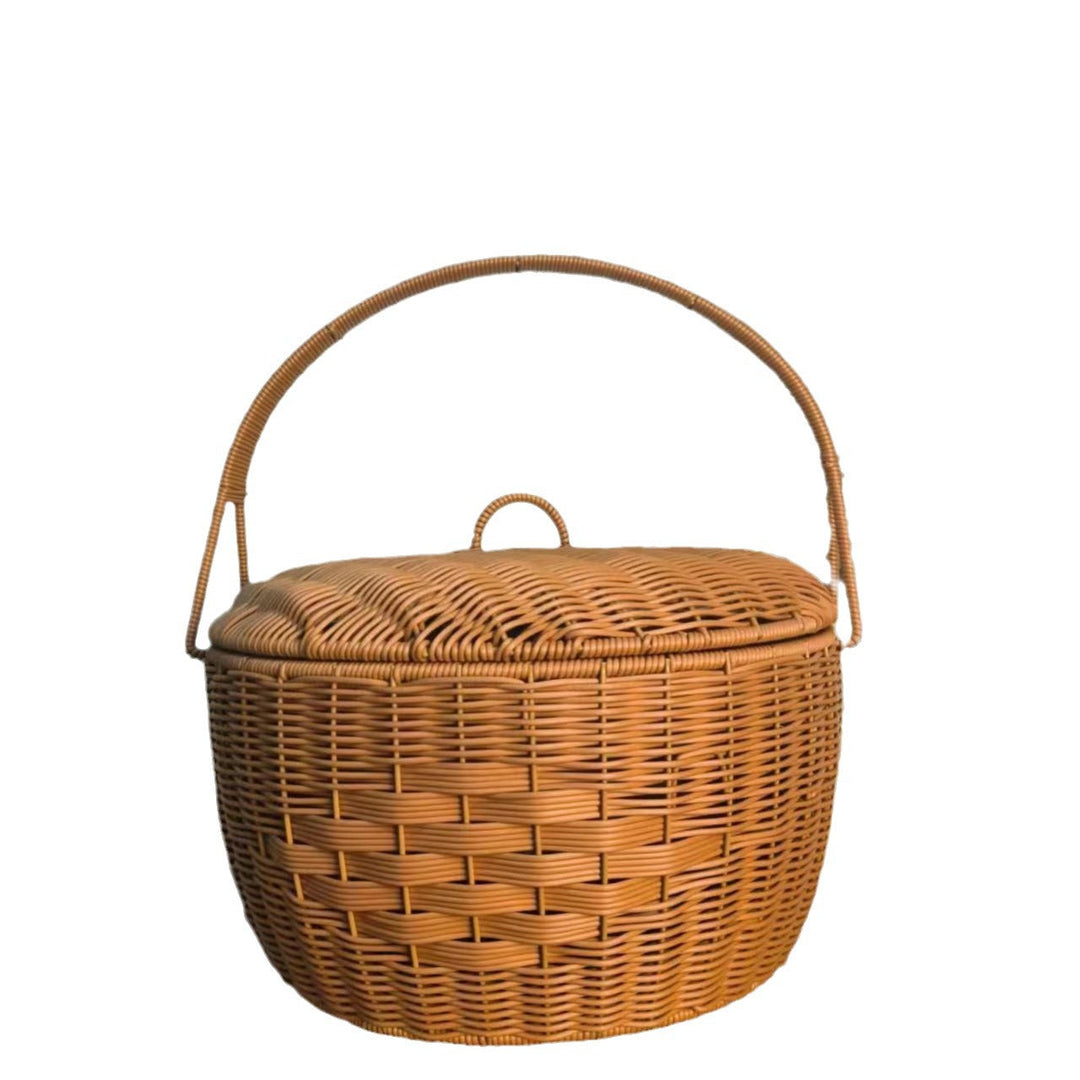 Handcrafted Woven Picnic Basket