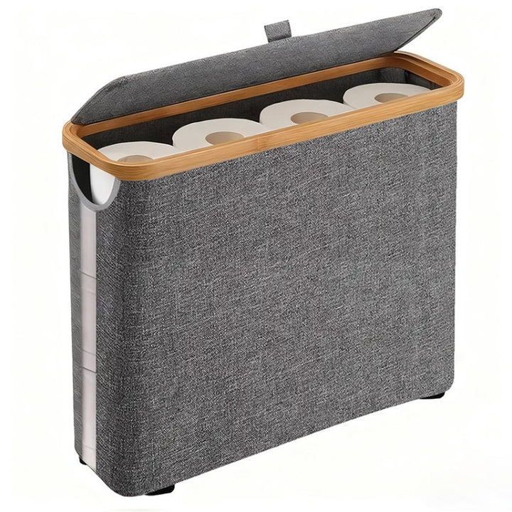 High-quality laundry basket with lid and handle