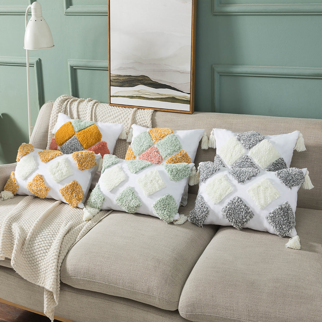 Textured Decorative Accent Throw Pillow