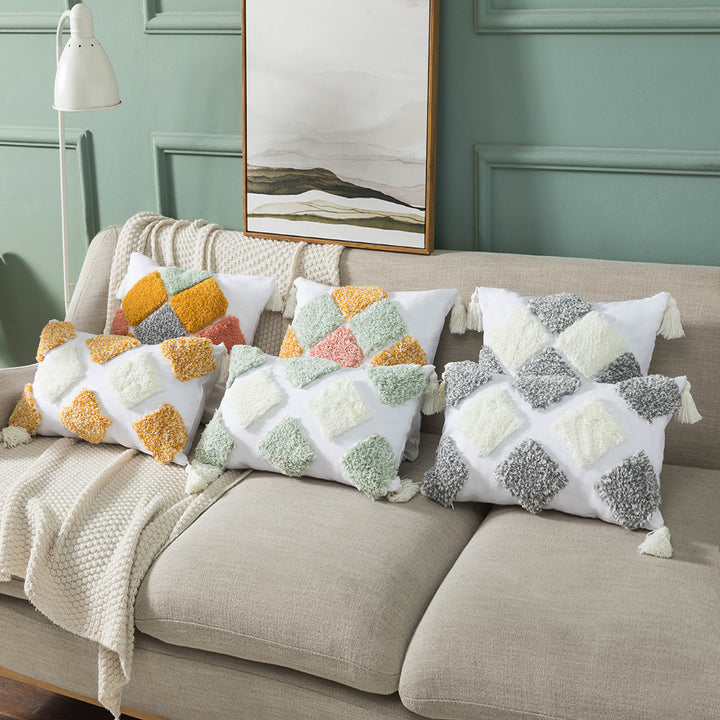 Textured Decorative Accent Throw Pillow