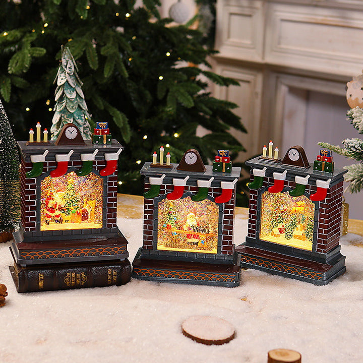 Decorative fireplace figure