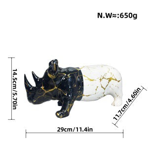 Artful Rhino Figure