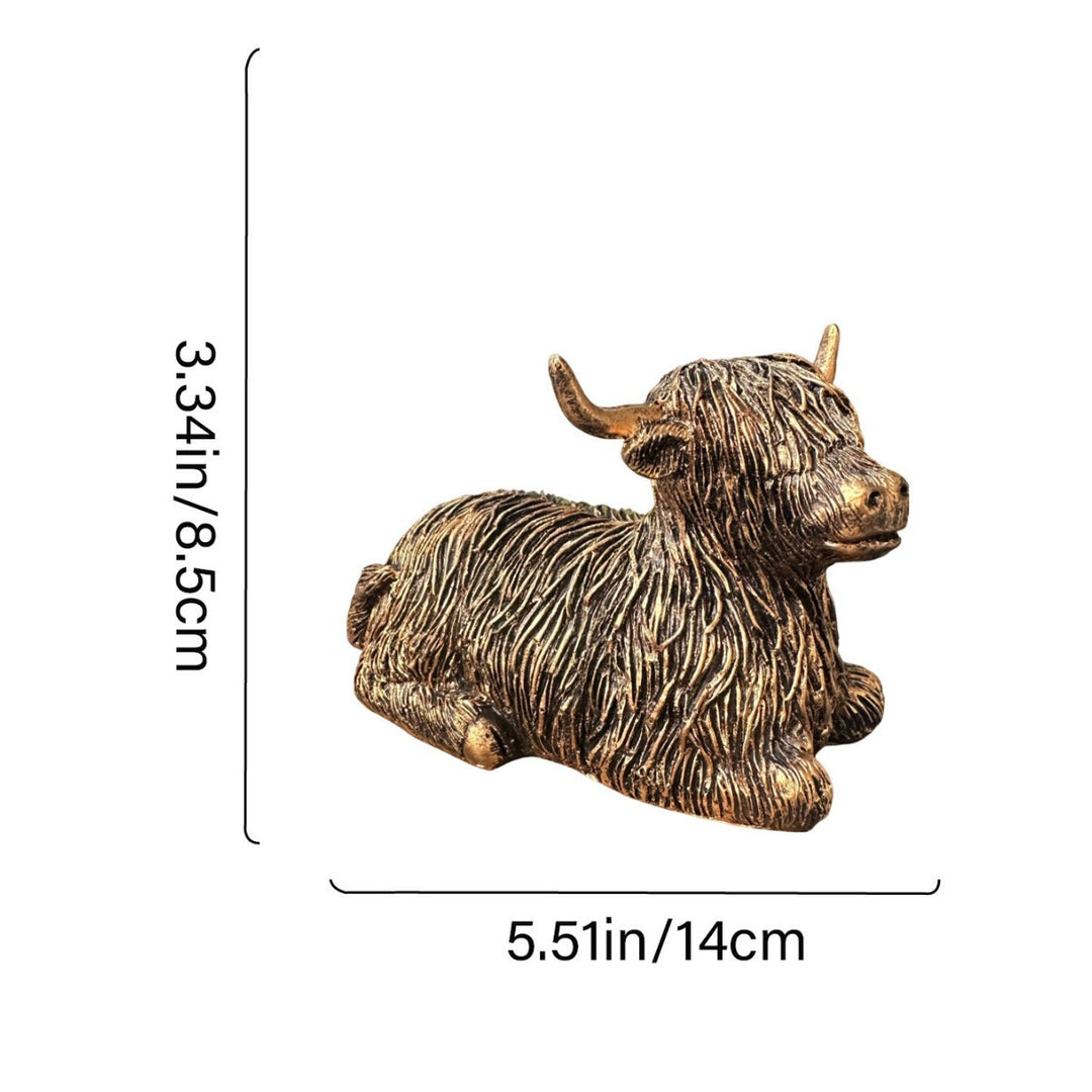 Decorative Highland Cow Figurine