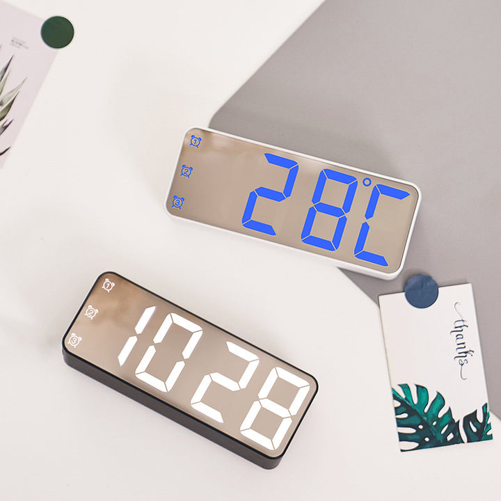 Digital alarm clock with large display