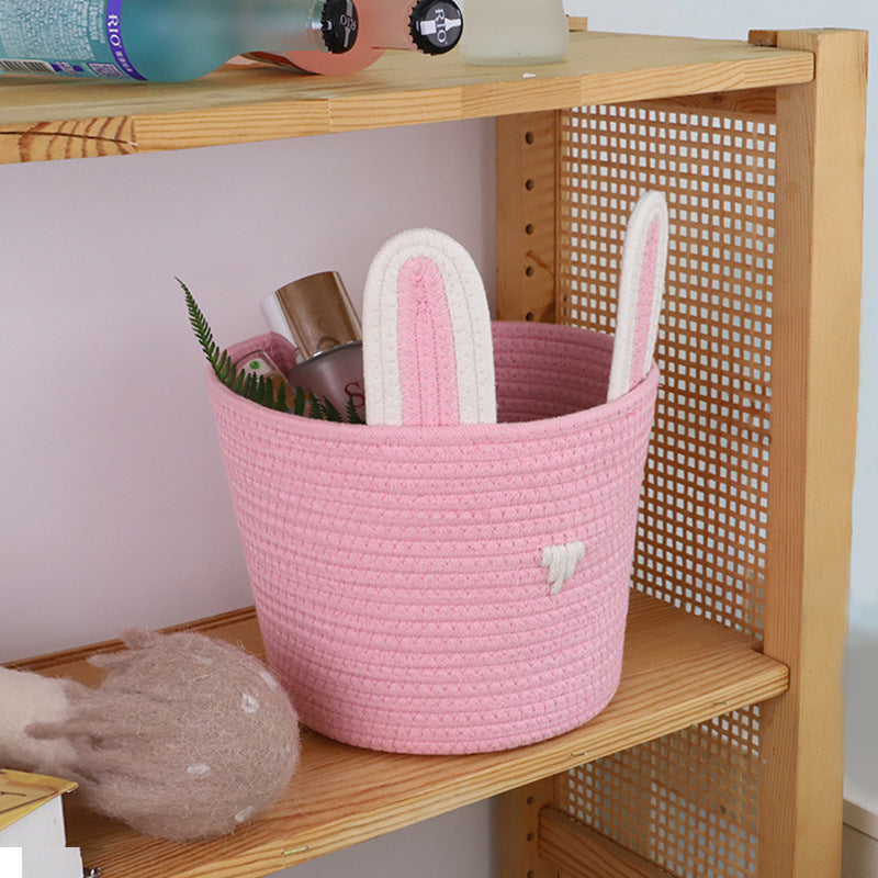 Playful Storage Basket in Rabbit Design