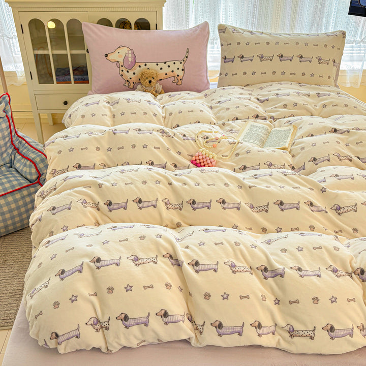 Playful Animal-Themed Comforter Set