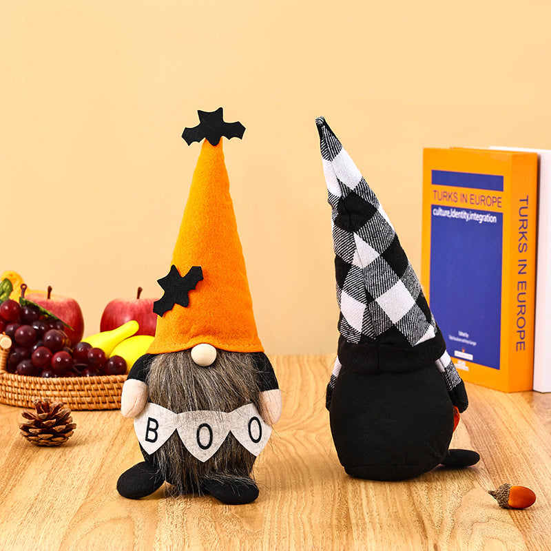 Decorative Halloween Gnome Figure
