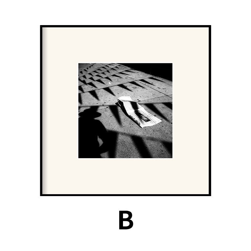 Framed Black and White Photography Artwork