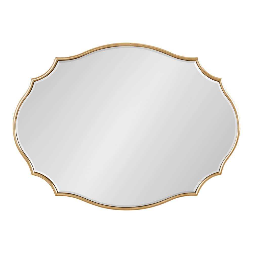 Decorative Wall Mirror With Wavy Edge