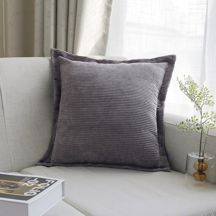 Textured Corduroy Throw Pillow