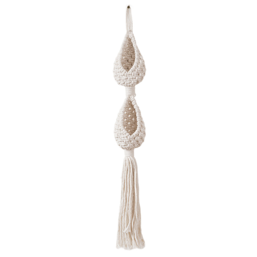 Macramé Plant Holder with Decorative Hanging Design