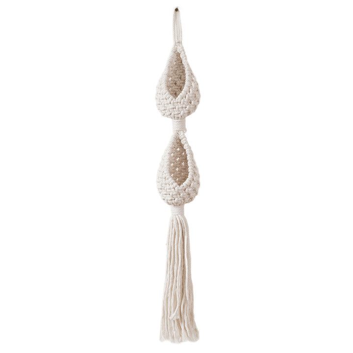 Macramé Plant Holder with Decorative Hanging Design
