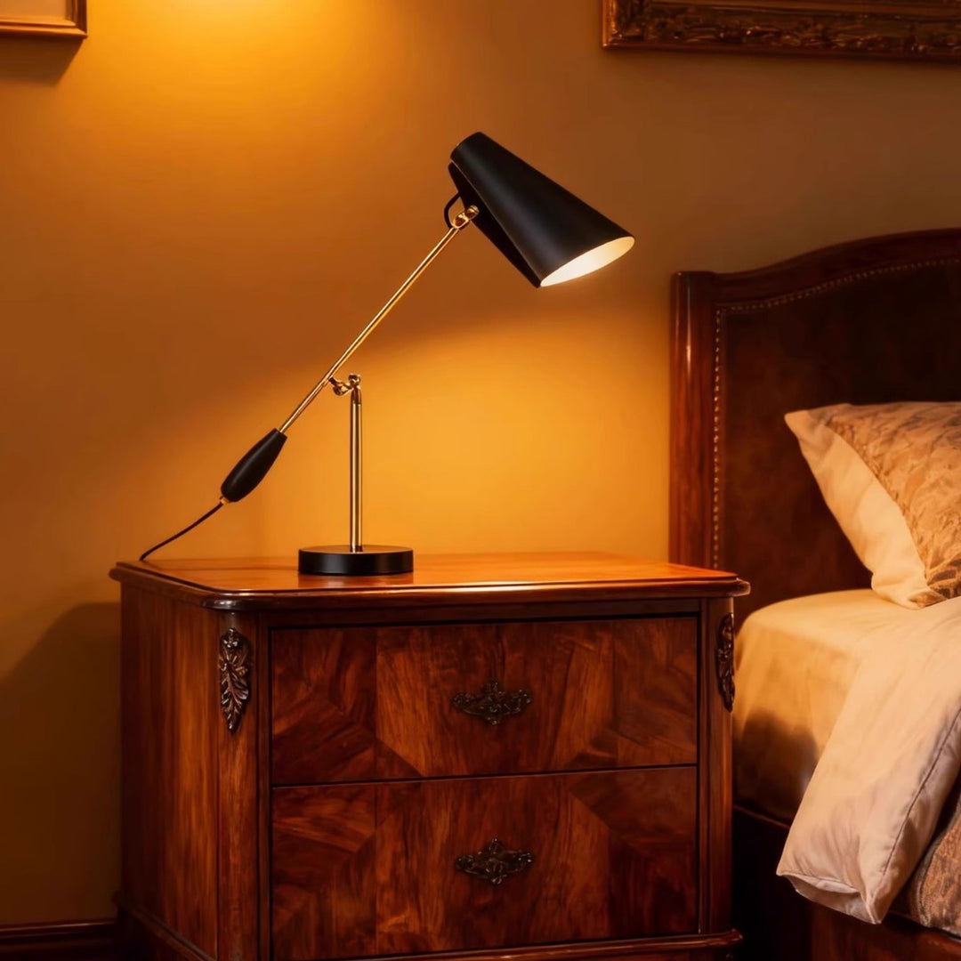 Adjustable desk task lamp