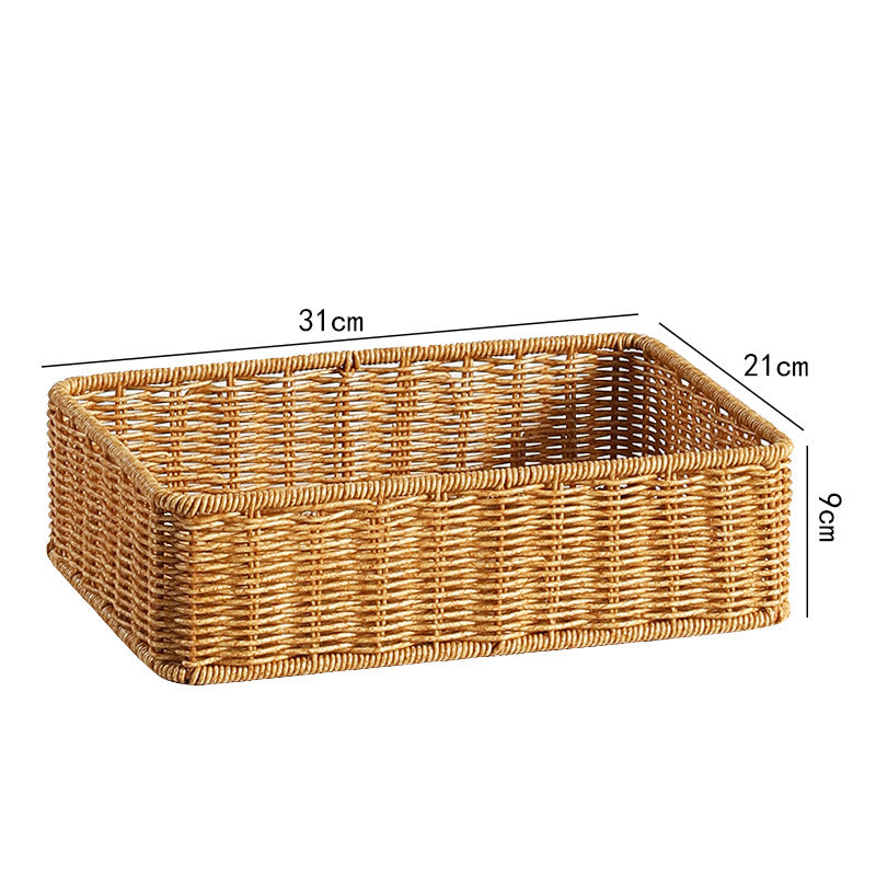 Elegant Naturally Woven Storage Bowl