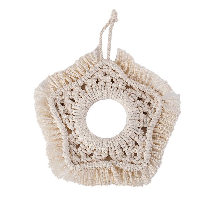 Star-Shaped Macrame Wall Decor