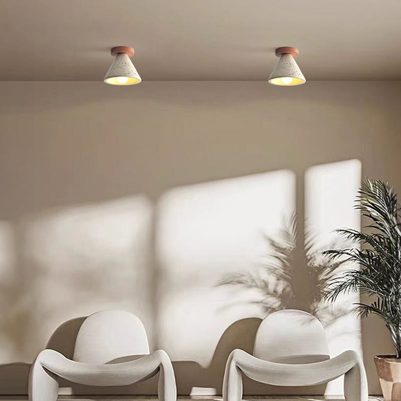 Modern Stone Glowing Ceiling Light