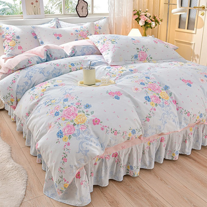 Floral Design Comforter Set