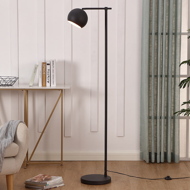 Modern adjustable reading lamp for the floor