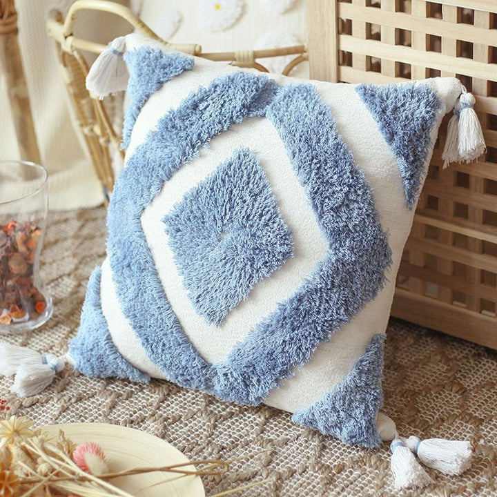 Textured Woven Accent Pillow for Living Room