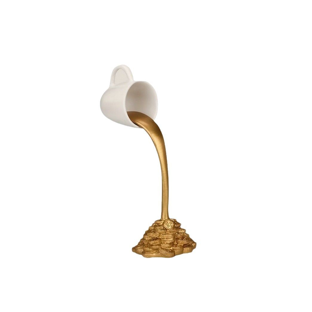 Creative Pouring Coffee Mug Sculpture
