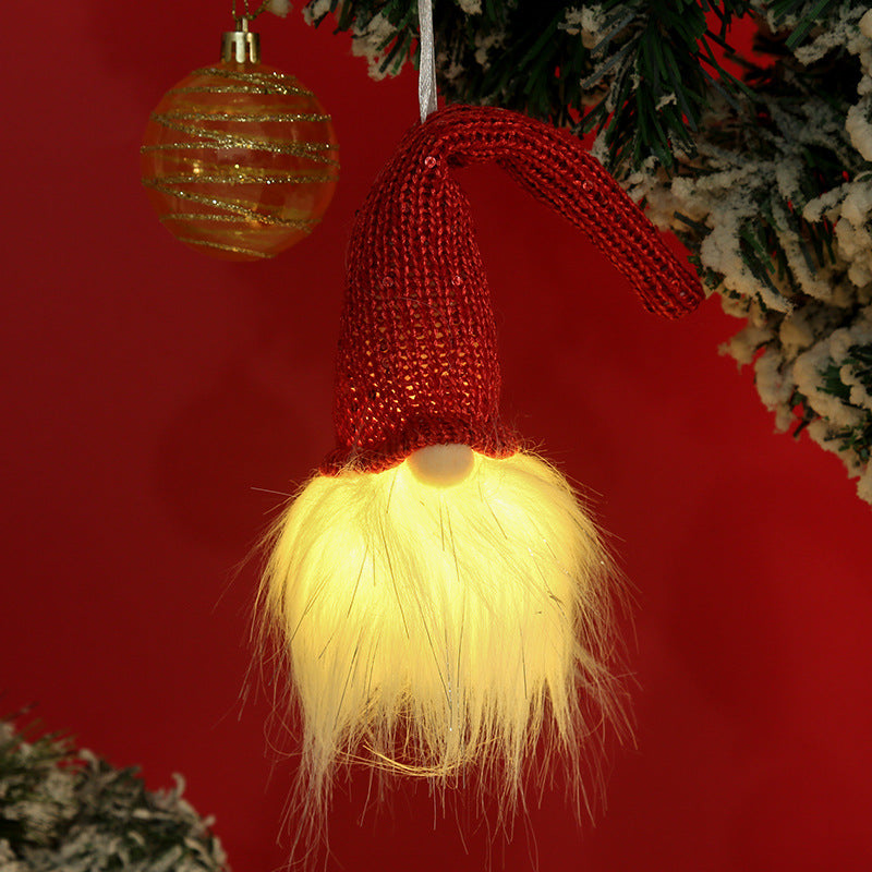Cute LED Santa Claus Hanging Decoration
