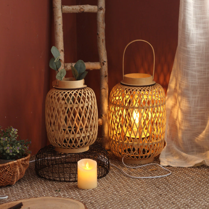 Handmade Rattan Lantern