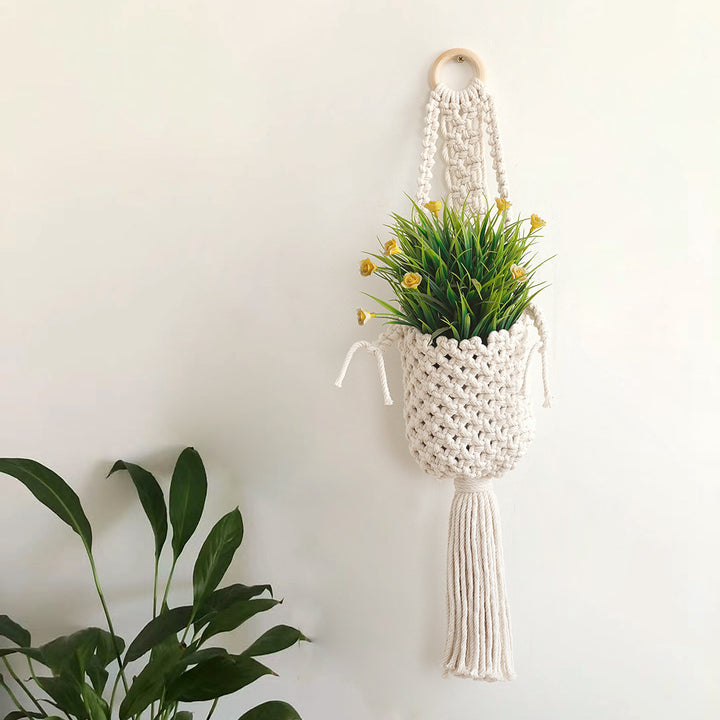 Bohemian Macrame Plant Holder