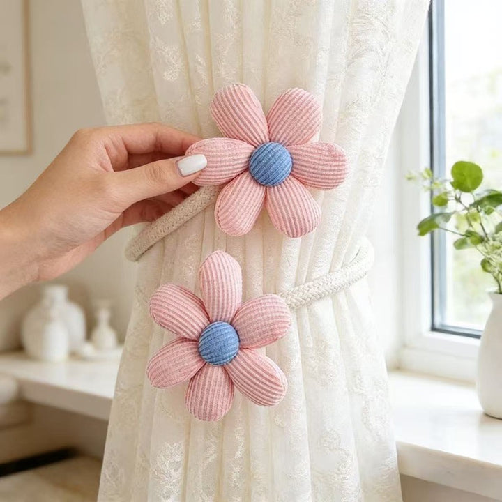 Decorative curtain holder