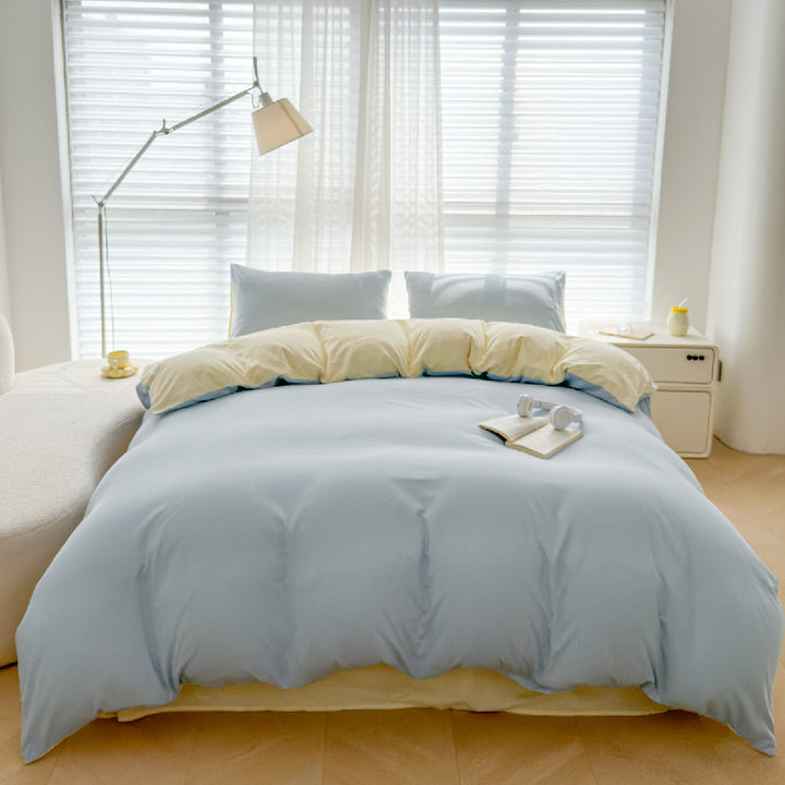 Lightweight Breathable Cotton Duvet Cover Set
