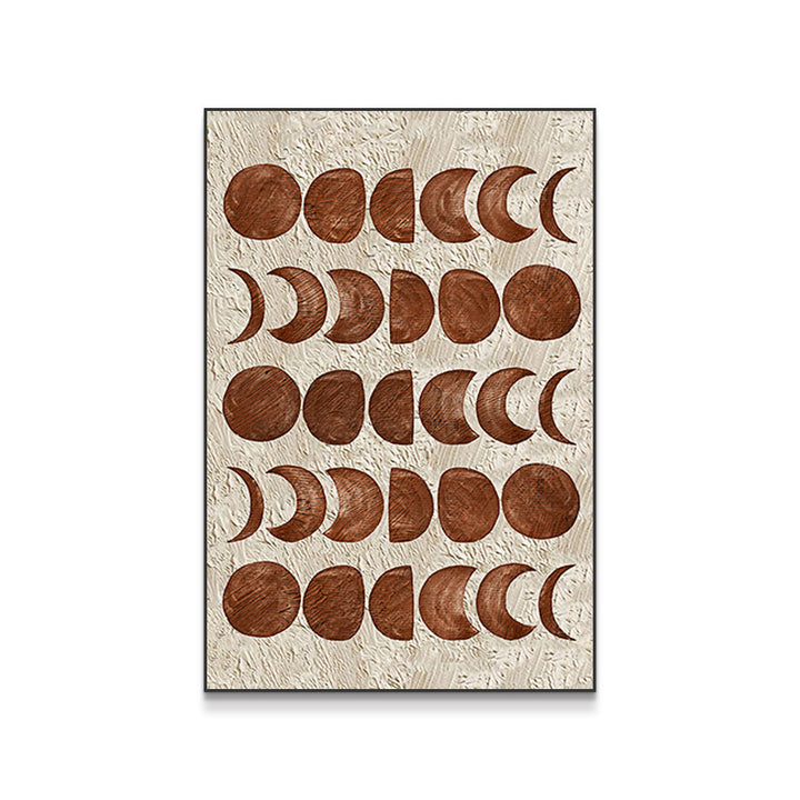 Bohemian Lunar Phase Wall Art