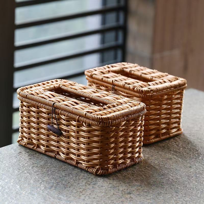 Handcrafted Wicker Storage Box