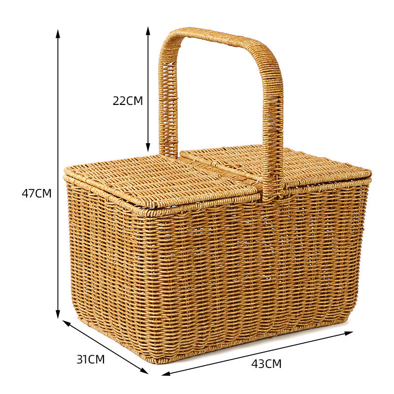 Woven Picnic Basket