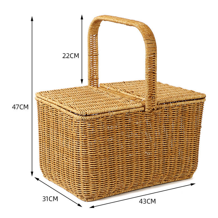 Woven Picnic Basket