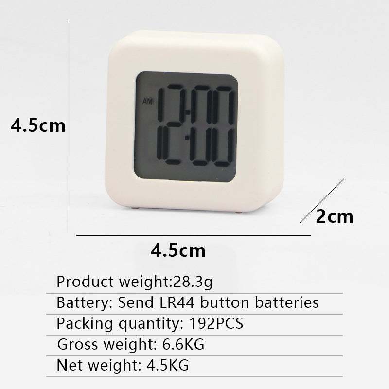 Digital alarm clock with large dial and alarm function