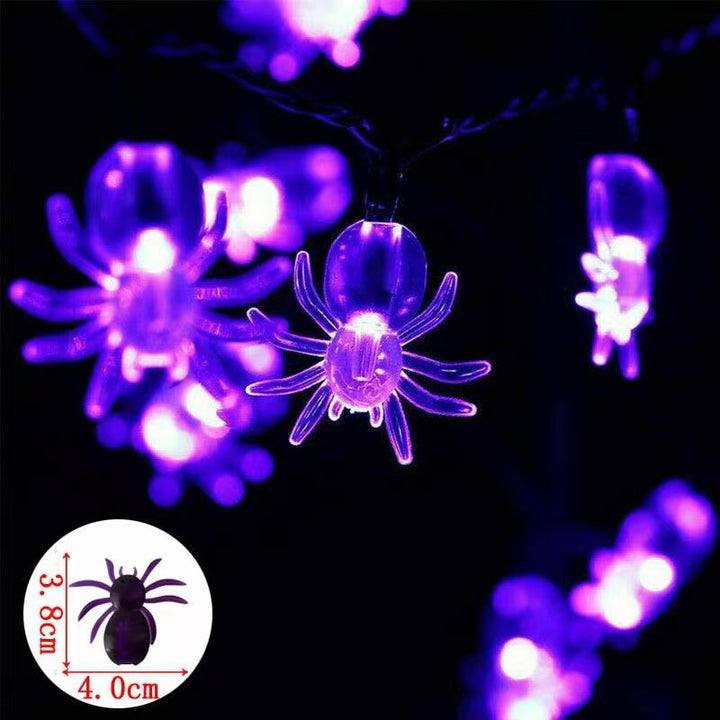 Decorative Halloween LED Pumpkin Ghost Bat String Lights