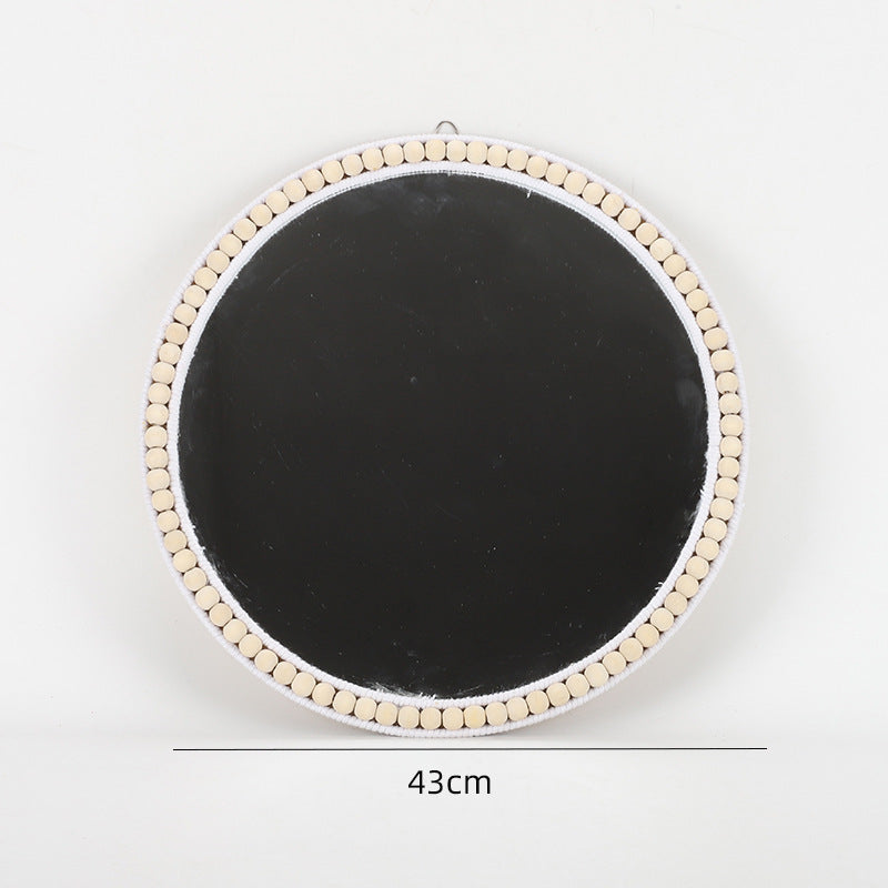 More Elegant Round Wall Mirror Made of Natural Rattan