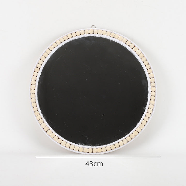 More Elegant Round Wall Mirror Made of Natural Rattan