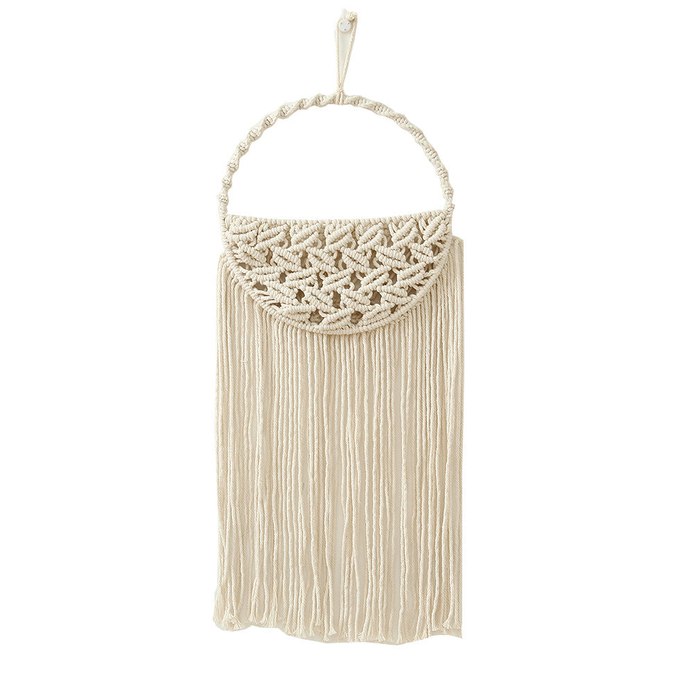 Macramé Wall Hanging Decor with Fringe Details