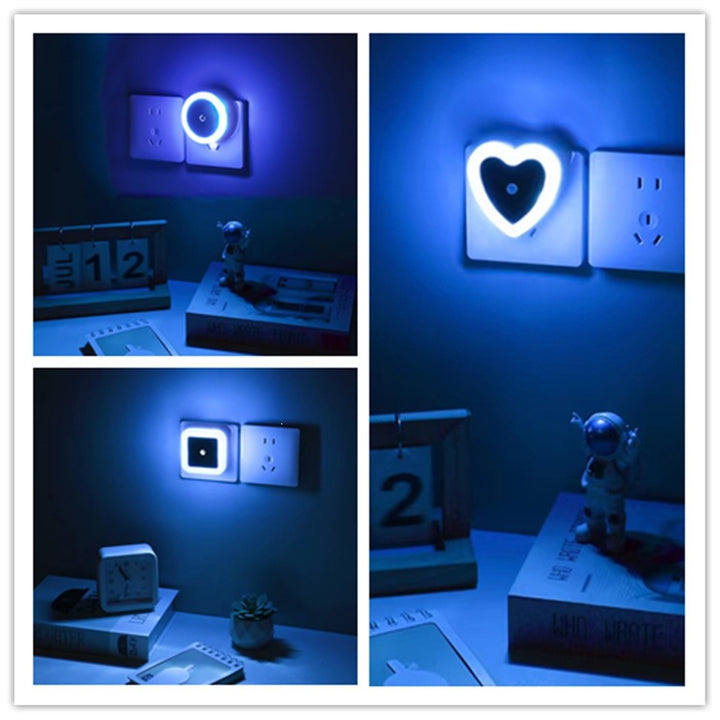 LED Heart-Shaped Night Light