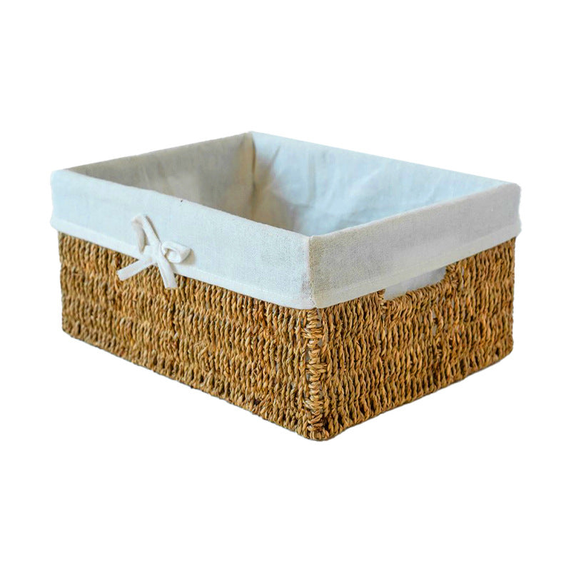 Eco-Friendly Fabric-Lined Storage Basket