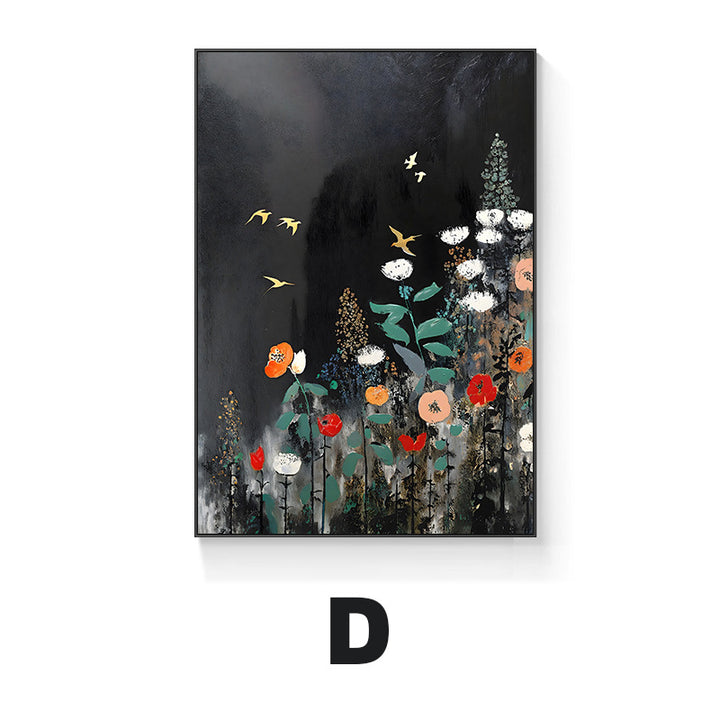Asian-Inspired Decorative Framed Wall Art