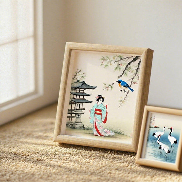 Japanese Cherry Blossom Art Frame