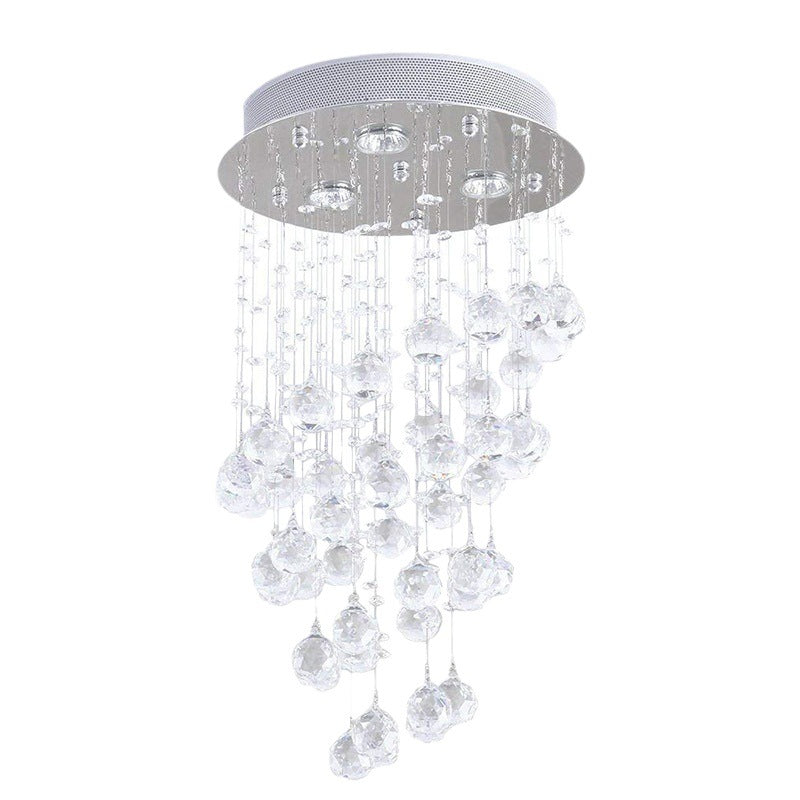 Luxurious crystal pendant chandelier