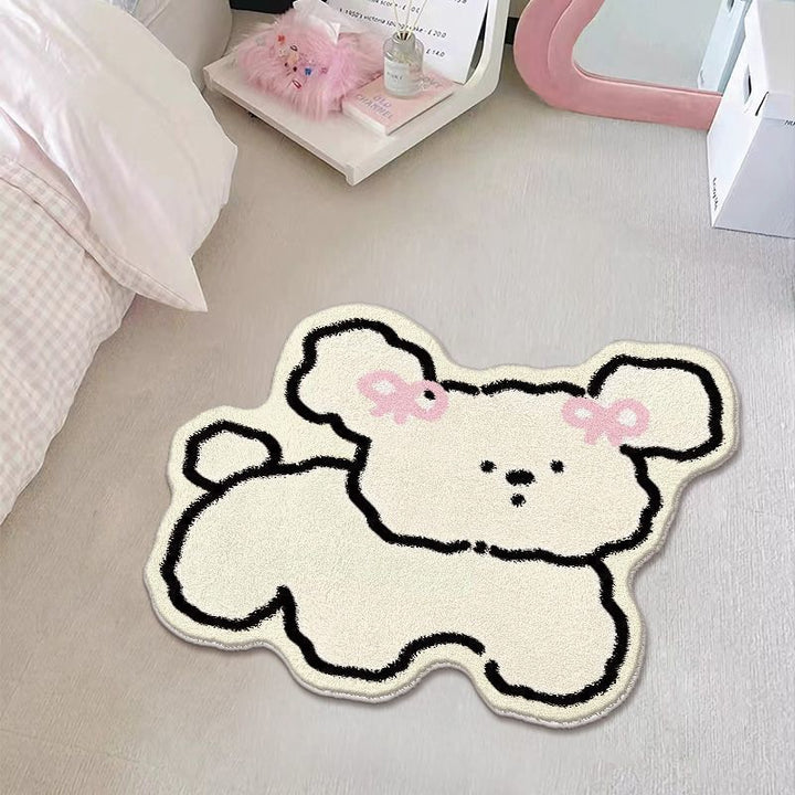 Adorable Cartoon Bear Area Rug