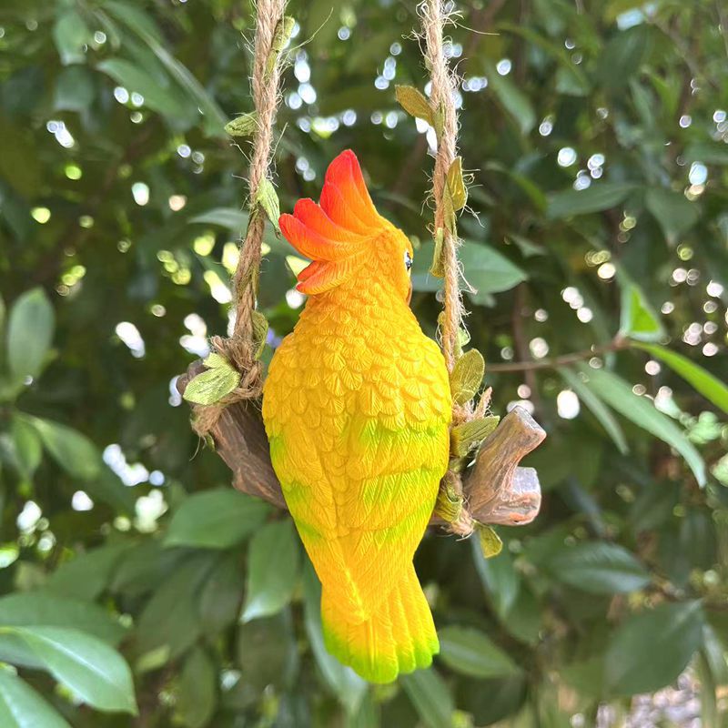 Decorative Parrot Sculpture